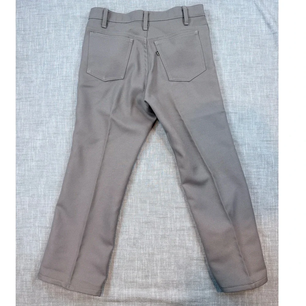 Vintage Levis 517 Sta-Prest Beige Action Slacks Made in USA 10517-6126 W32 L29